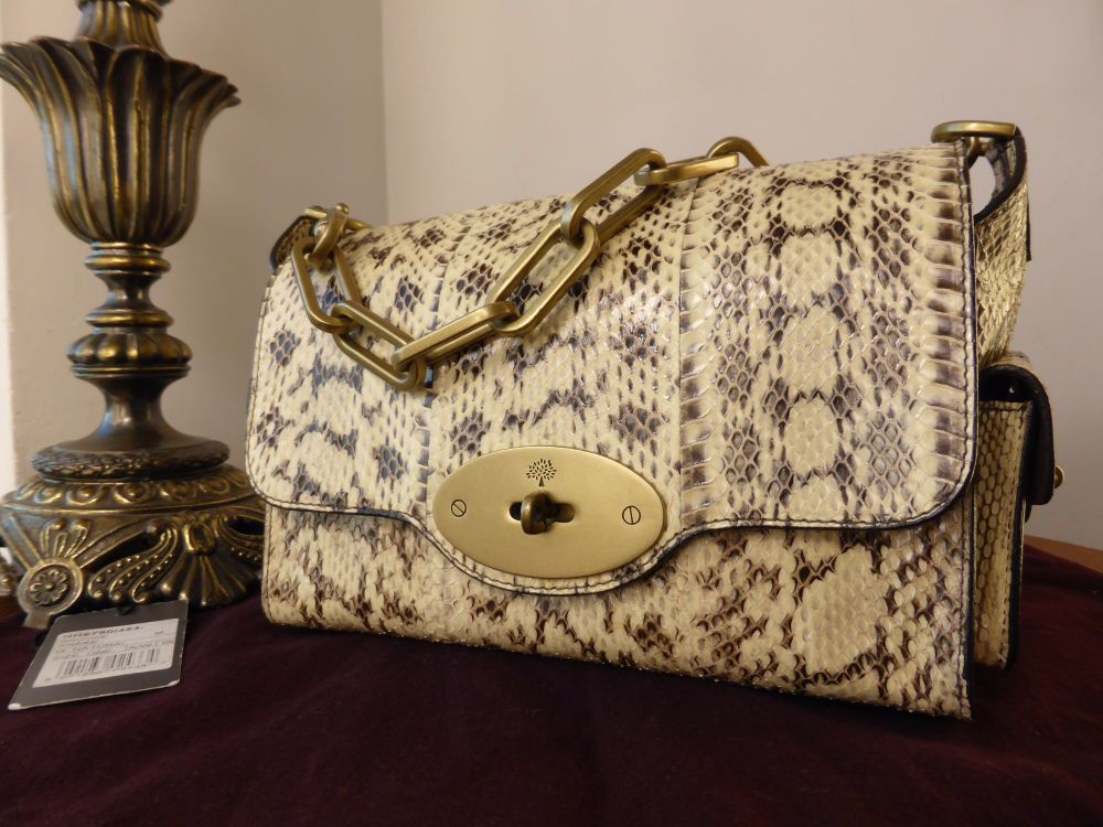 Mulberry Brooke in Natural Snakeskin