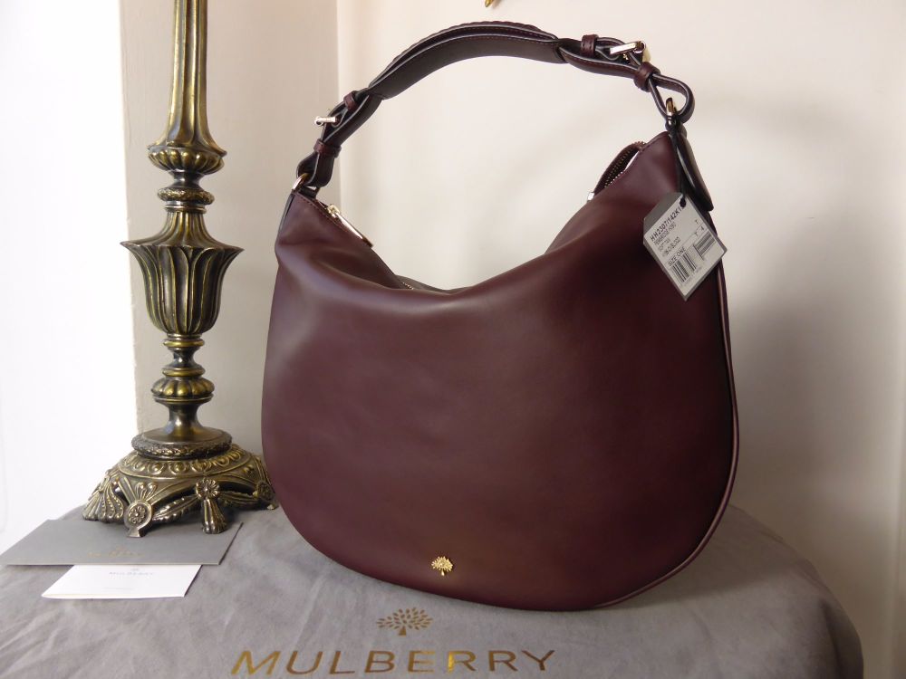 Mulberry Pembridge Hobo in Oxblood Soft Tan Leather - New*