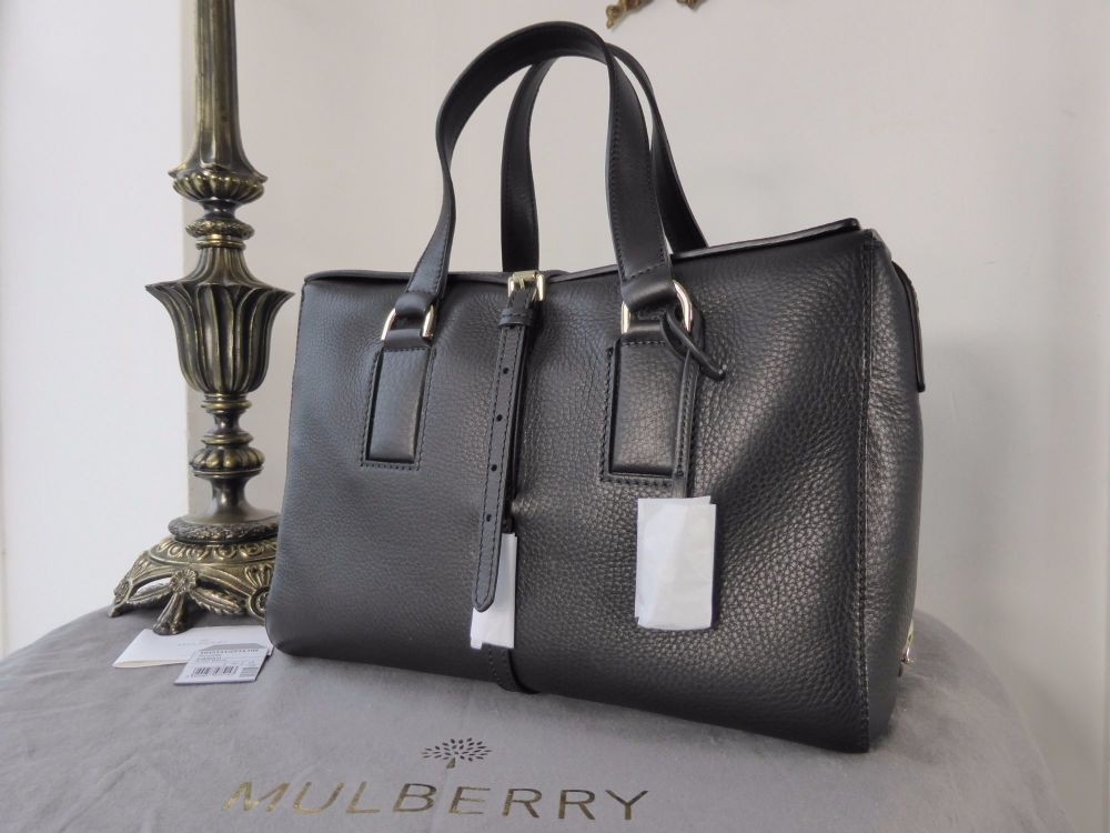 Mulberry Roxette (Larger Sized) in Black Calfskin - SOLD