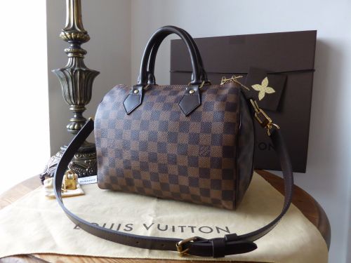 Louis Vuitton Speedy Bandouliere 25 Bag In Monogram/damier Ebene | NAR ...