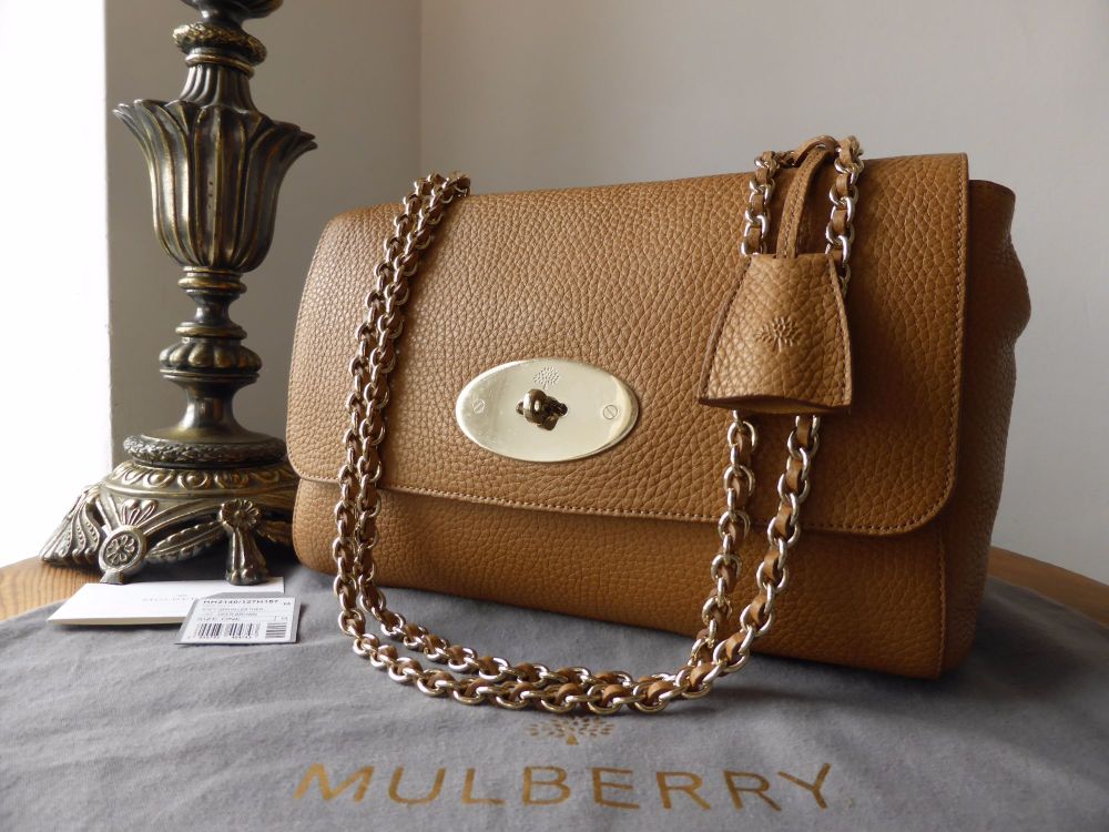 Mulberry Lily Medium in Deer Brown Soft Grain Leather
