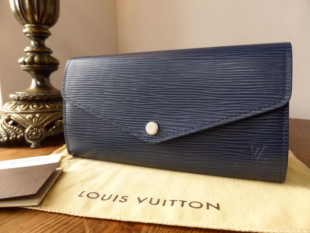 Authentic LOUIS VUITTON Monogram Titanium portefeuille Brazza M63236 Wallet
