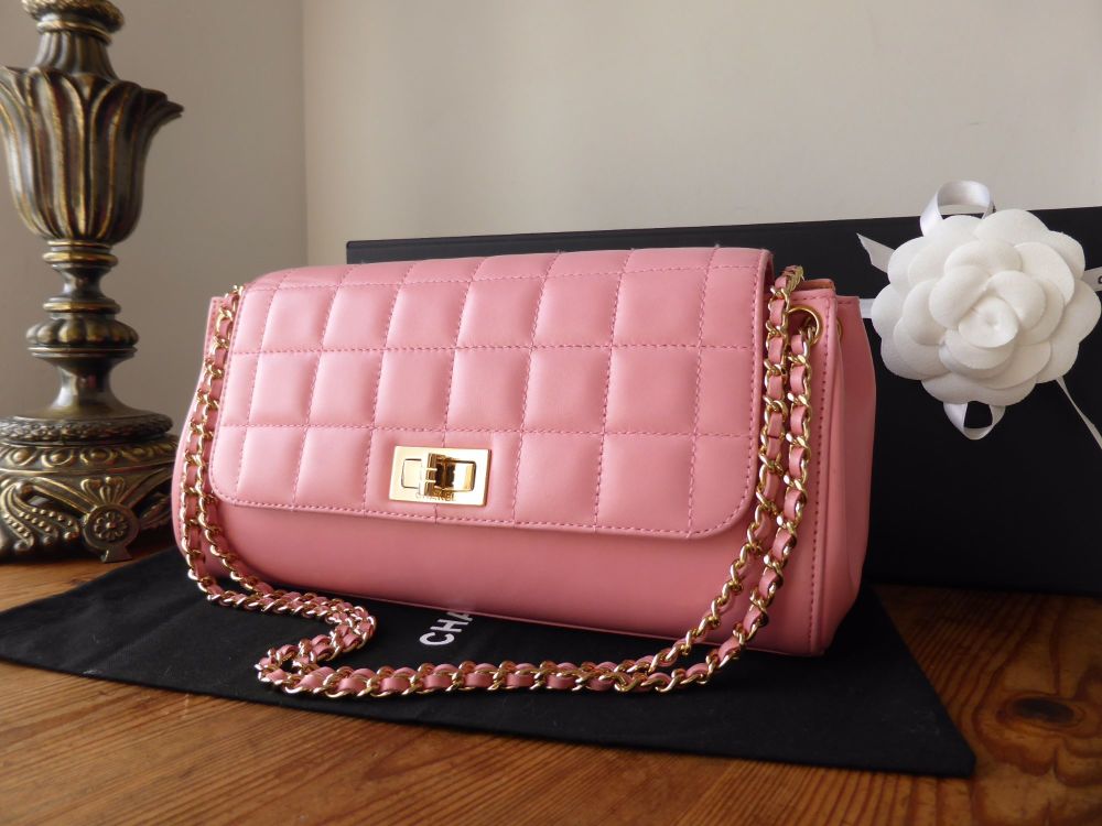 Chanel Reissue Accordion Flap Bag in Rose Pink Lambskin with Gold ...