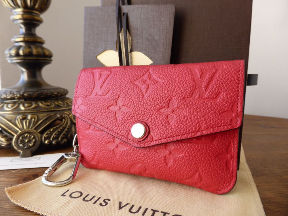 Louis Vuitton Cerise Monogram Empreinte Leather Key Pouch Holder