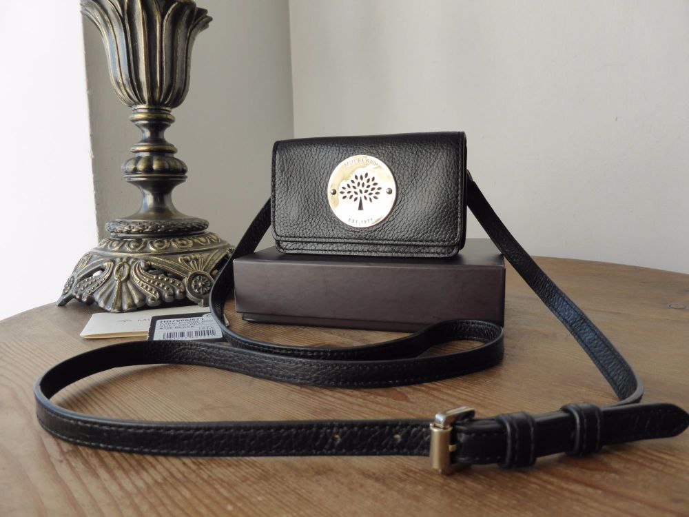 Mulberry Daria Mini Messenger in Black Soft Spongy Leather - SOLD