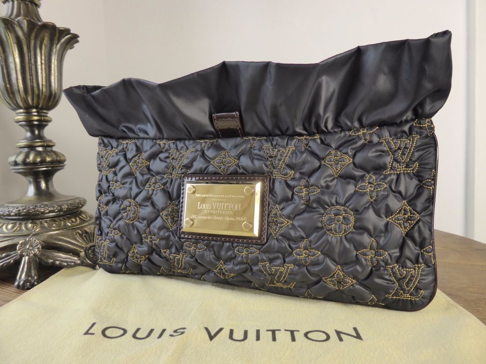 Louis Vuitton Devi MM Clutch Pochette Noir - SOLD