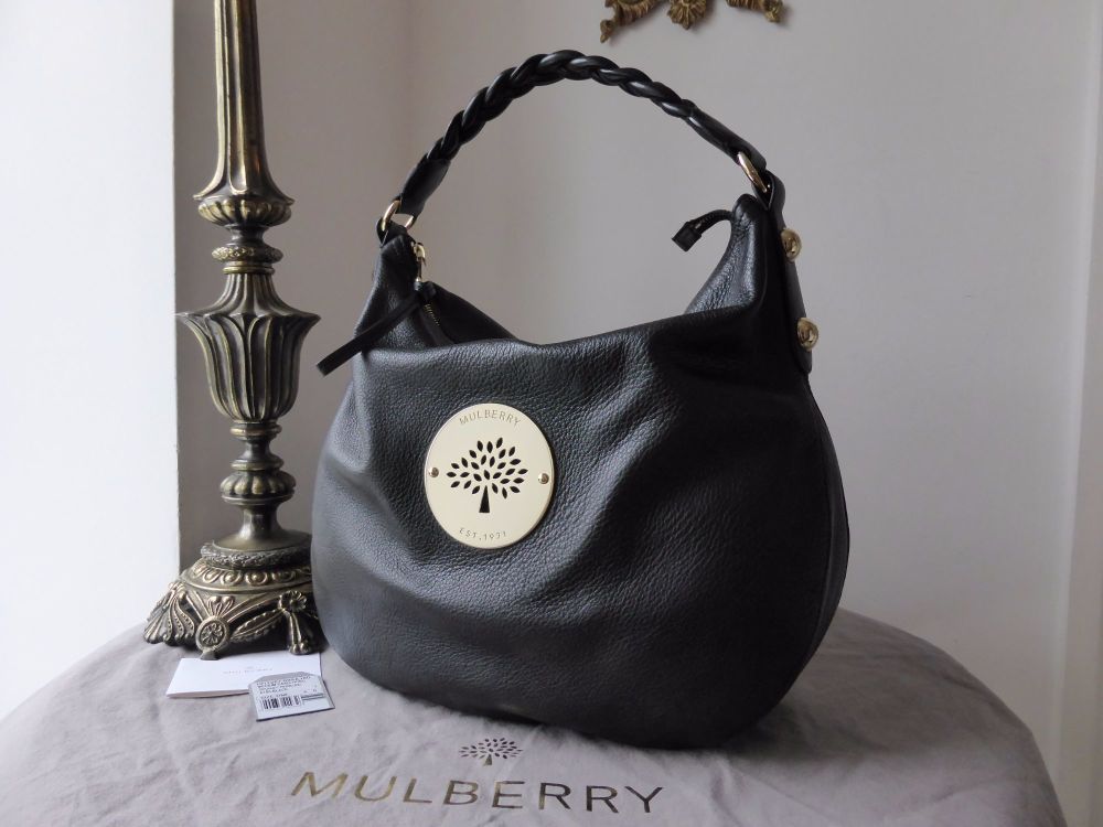 Mulberry Medium Daria Hobo in Black Soft Spongy Leather - SOLD