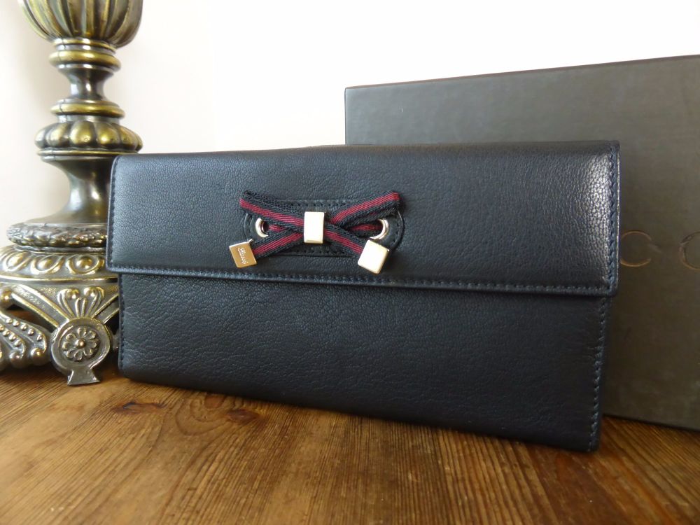 Gucci Princy Continental Wallet in Black Calfskin - SOLD