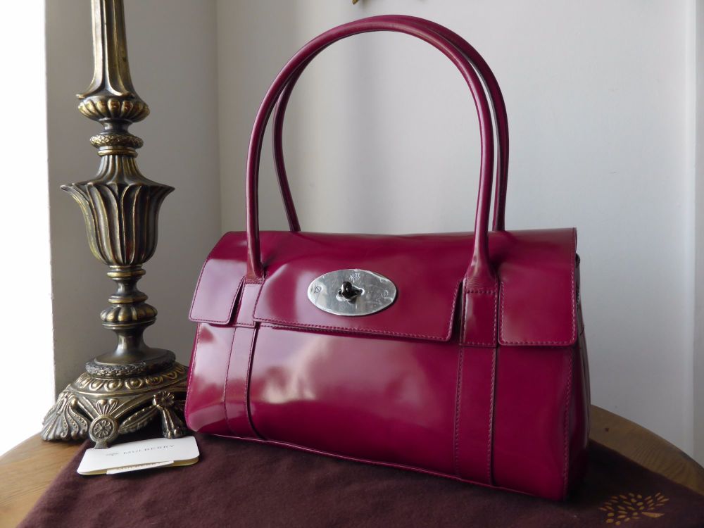 Mulberry East West Bayswater in Fuchsia Spazzalato Leather - SOLD