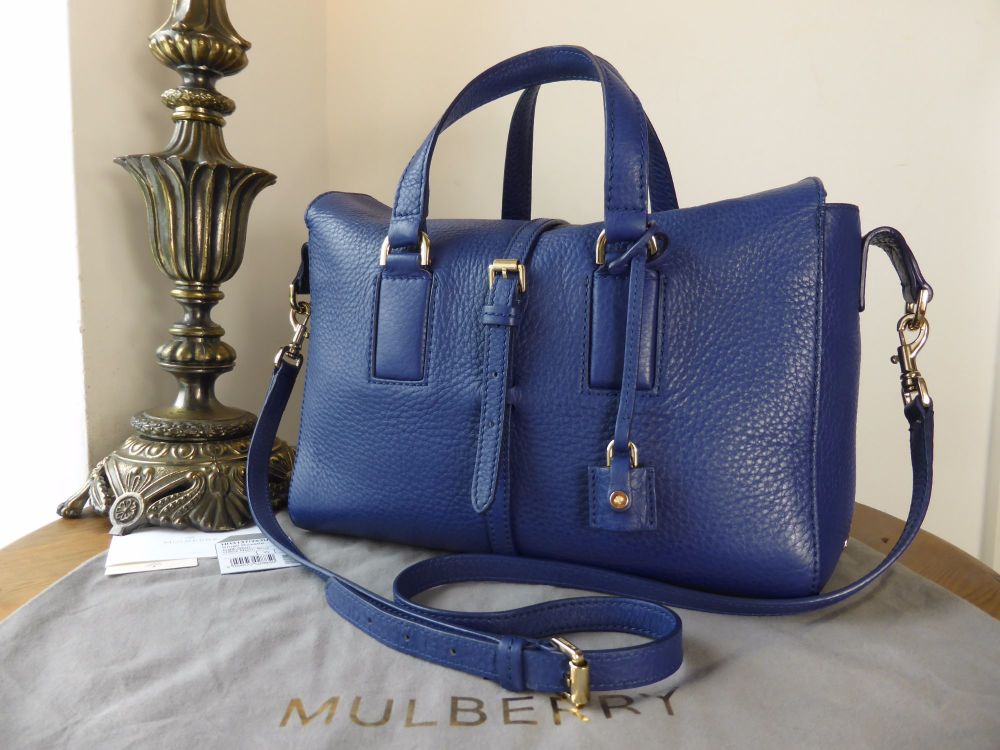 Mulberry Smaller Sized Roxette in Neon Blue Calfskin - SOLD