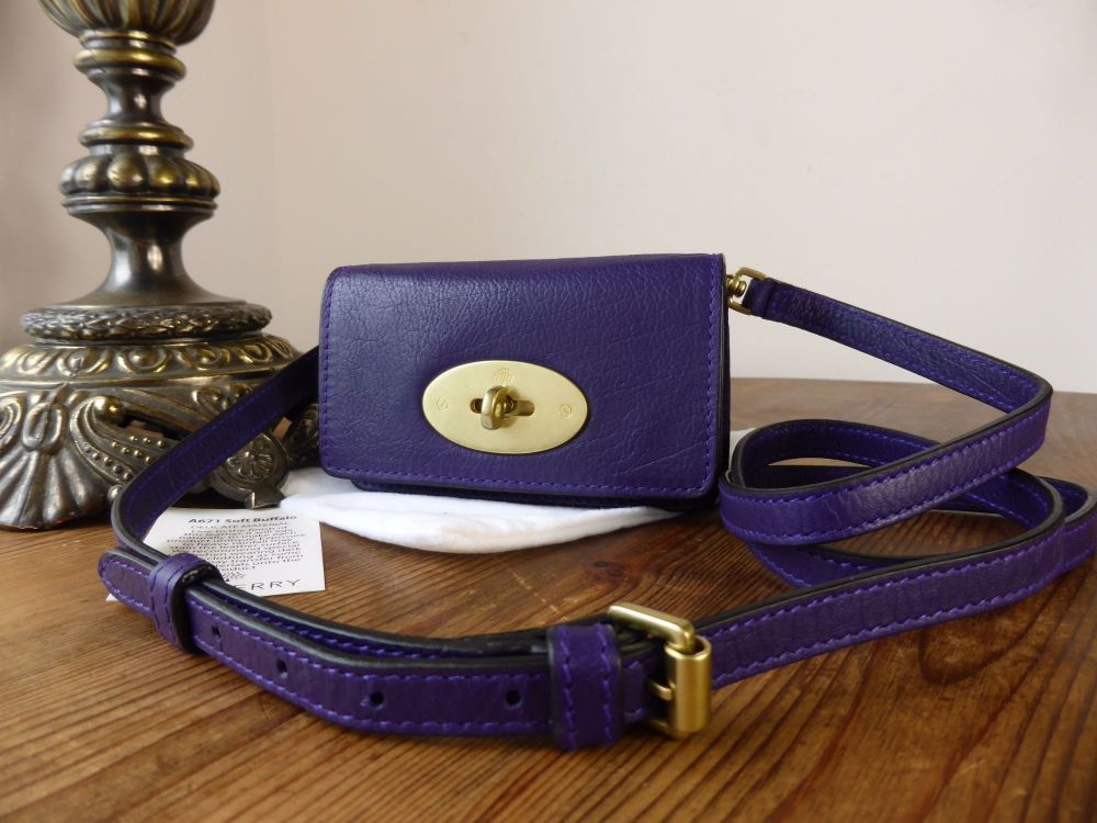 Mulberry Bayswater Mini Messenger in Grape Soft Buffalo - SOLD