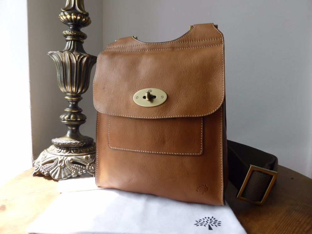 Mulberry Antony Messenger in Oak Natural Leather - SOLD