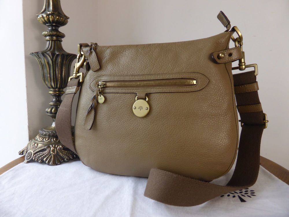Mulberry Somerset Hobo in Khaki Spongy Pebbled Leather - SOLD