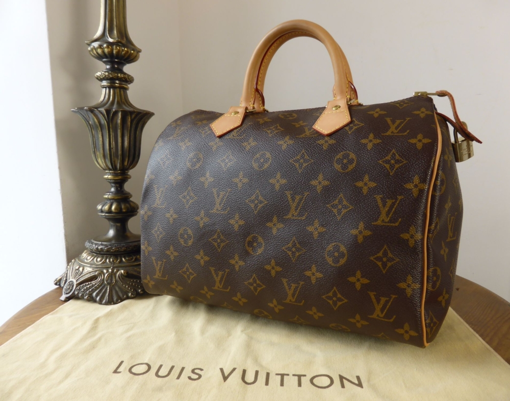 Louis Vuitton Speedy 30 Monogram Brown Leather ref.550802 - Joli