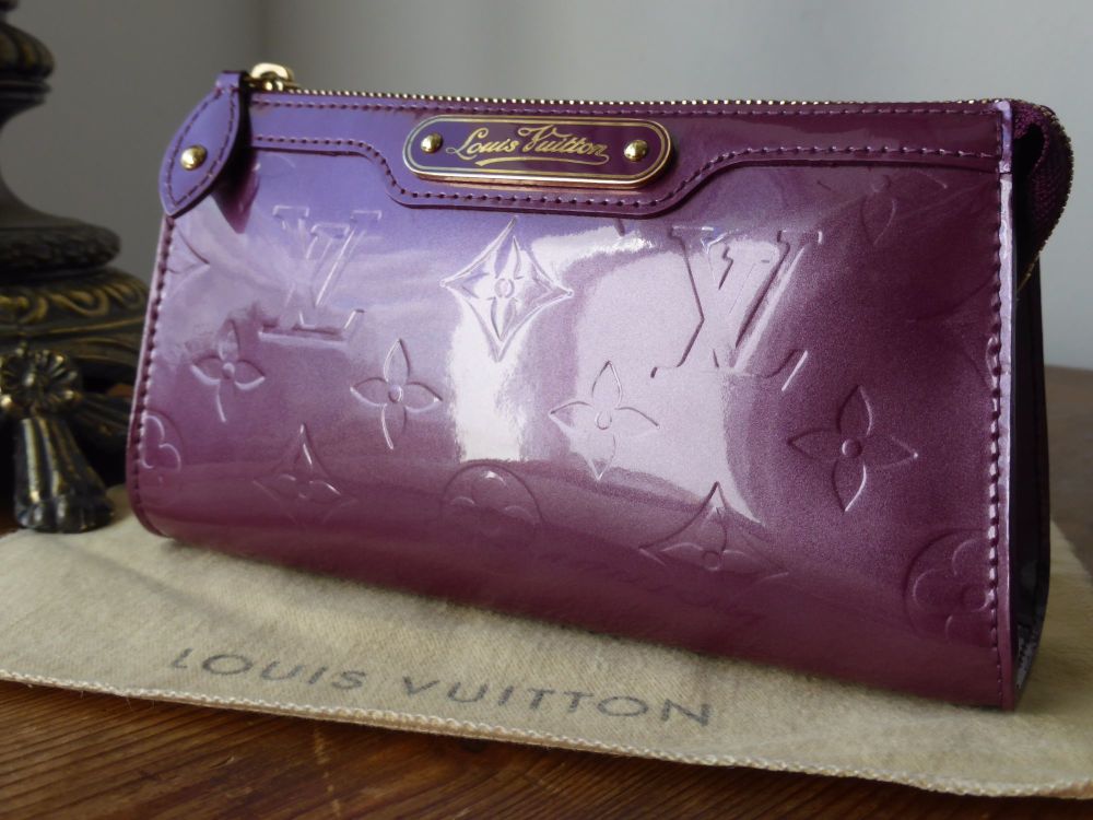 Louis Vuitton Zipped Cosmetic Pouch Trousse in Violette Vernis - SOLD
