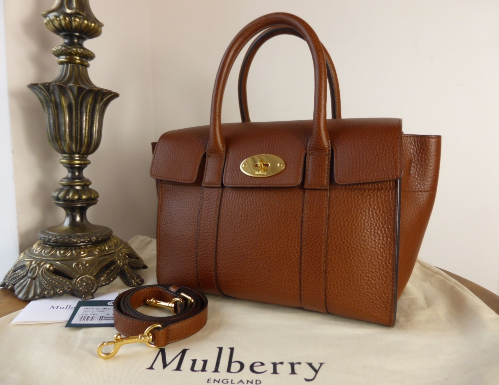 Mulberry Small New Bayswater in Oak Natural Grainy Leather - SOLD