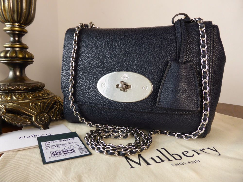 Mulberry Mini Lily in Sea Blue Ostrich Leather - SOLD