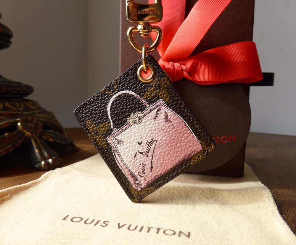 Louis Vuitton Illustré Keyring Bag Charm VIP Handbag on