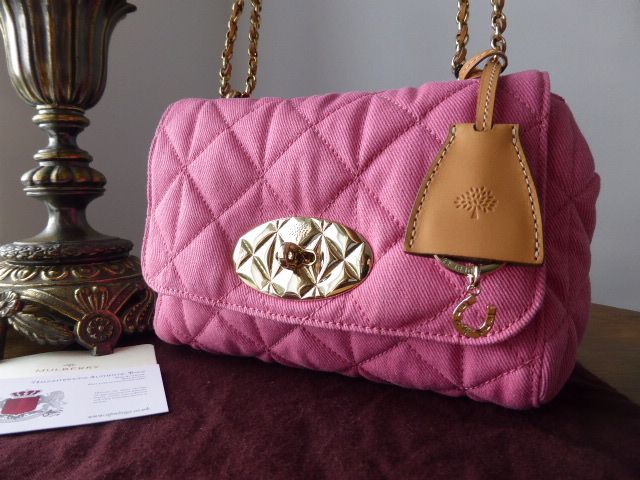 Mulberry Regular Lily in Candy Pink Denim Quilt - SOLD