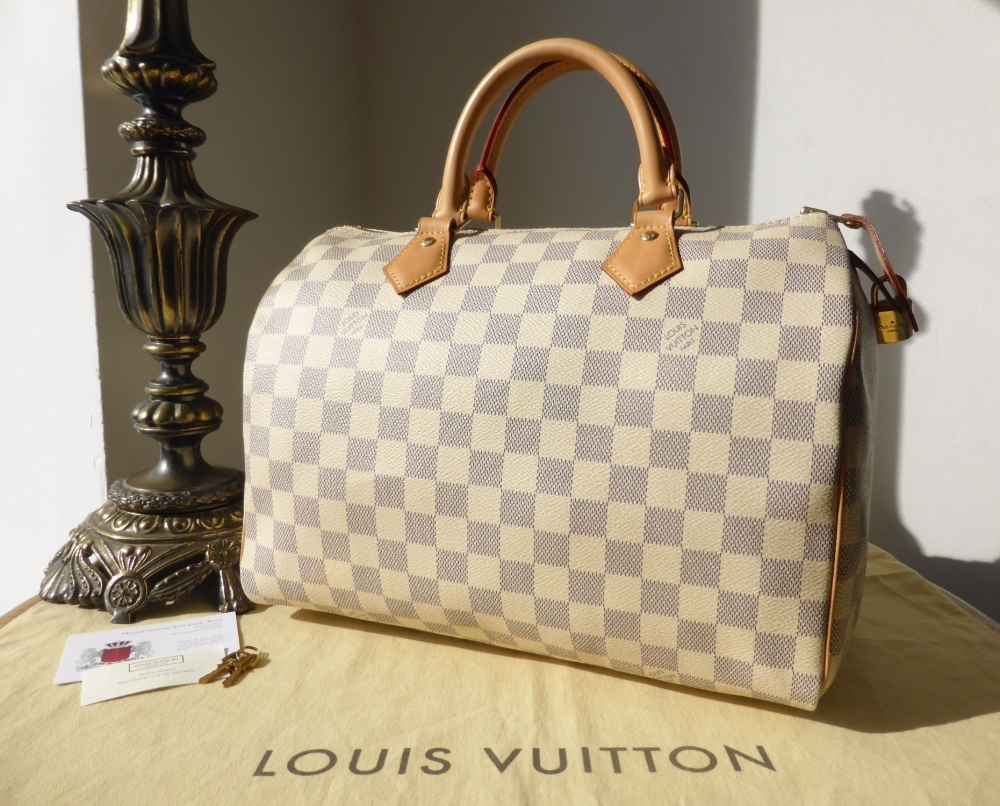 Pre Loved Louis Vuitton Damier Azur Speedy 30
