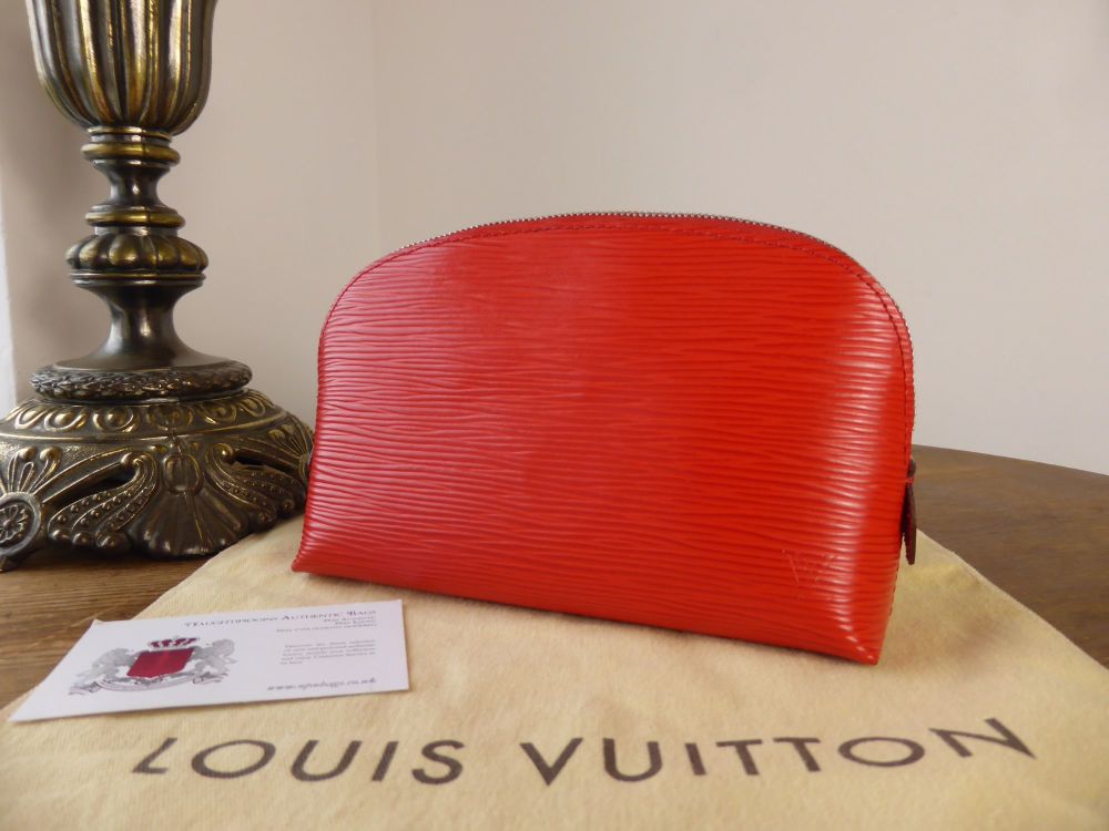 Louis Vuitton Cosmetic Zip Pouch in Coquelicot Epi - SOLD