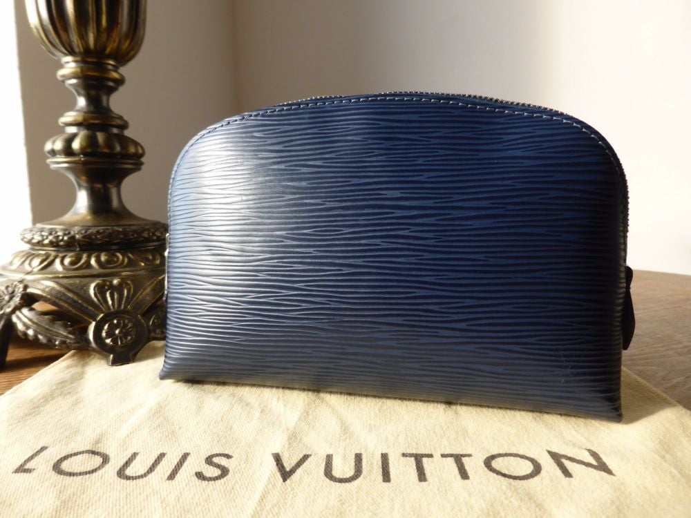 Louis Vuitton Cosmetic Zip Pouch in Epi Indigo 