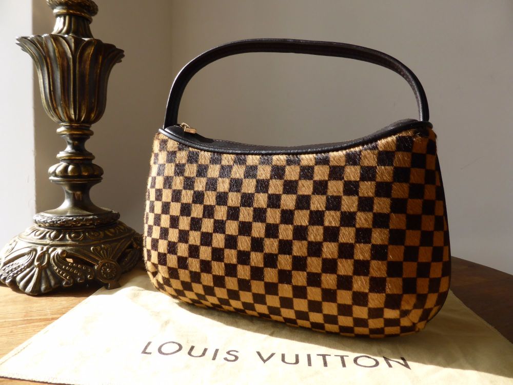 Louis Vuitton Limited Edition Damier Sauvage Calf Hair Lionne Bag - Yoogi's  Closet