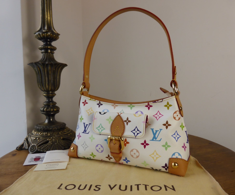 Louis Vuitton White Monogram Multicolore Eliza Bag