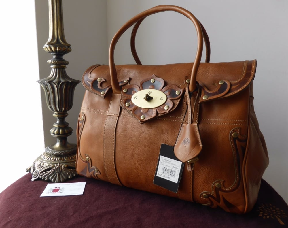 Mulberry Classic Vintage Bayswater in Tooled Oak Darwin Leather - SOLD