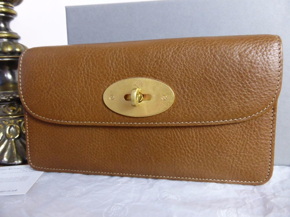 Mulberry Long Locked Purse in Oak Natural Leather SOLD