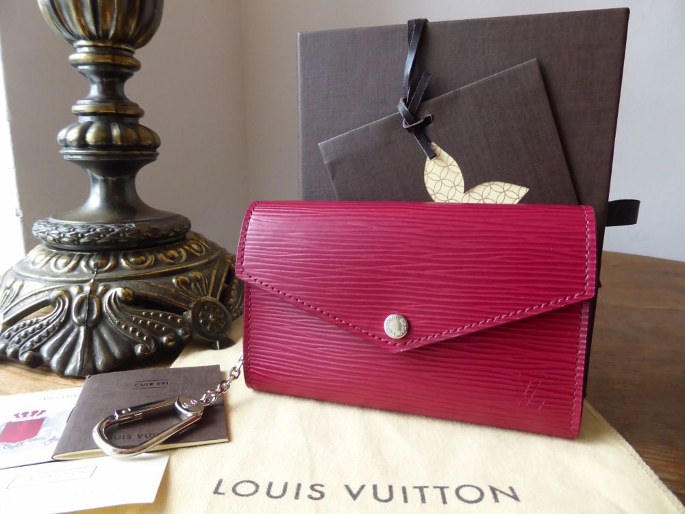 Louis Vuitton Key Pouch in Fuchsia Epi Leather - SOLD