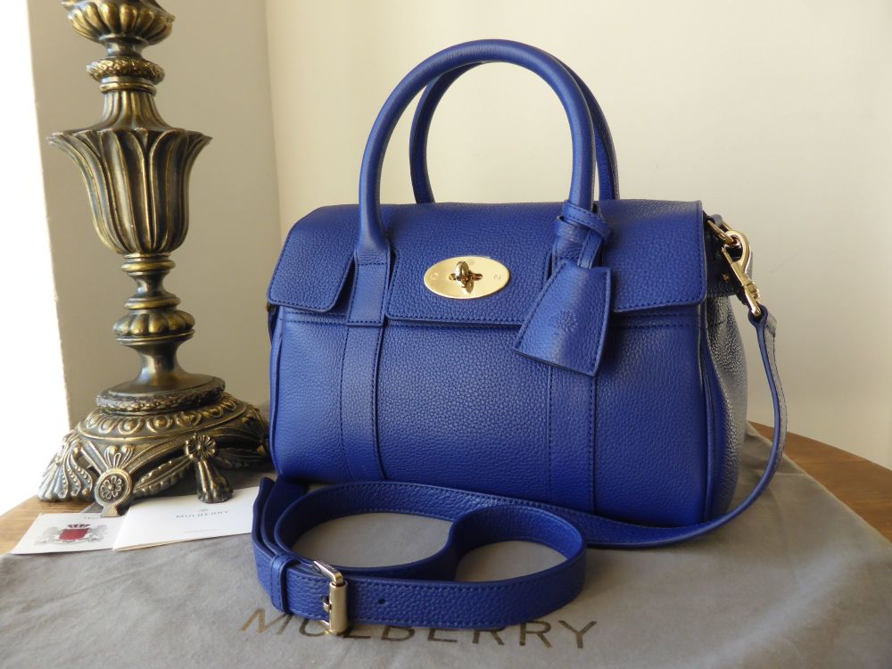 Mulberry Classic Small Bayswater Satchel in Neon Blue Small Classic ...