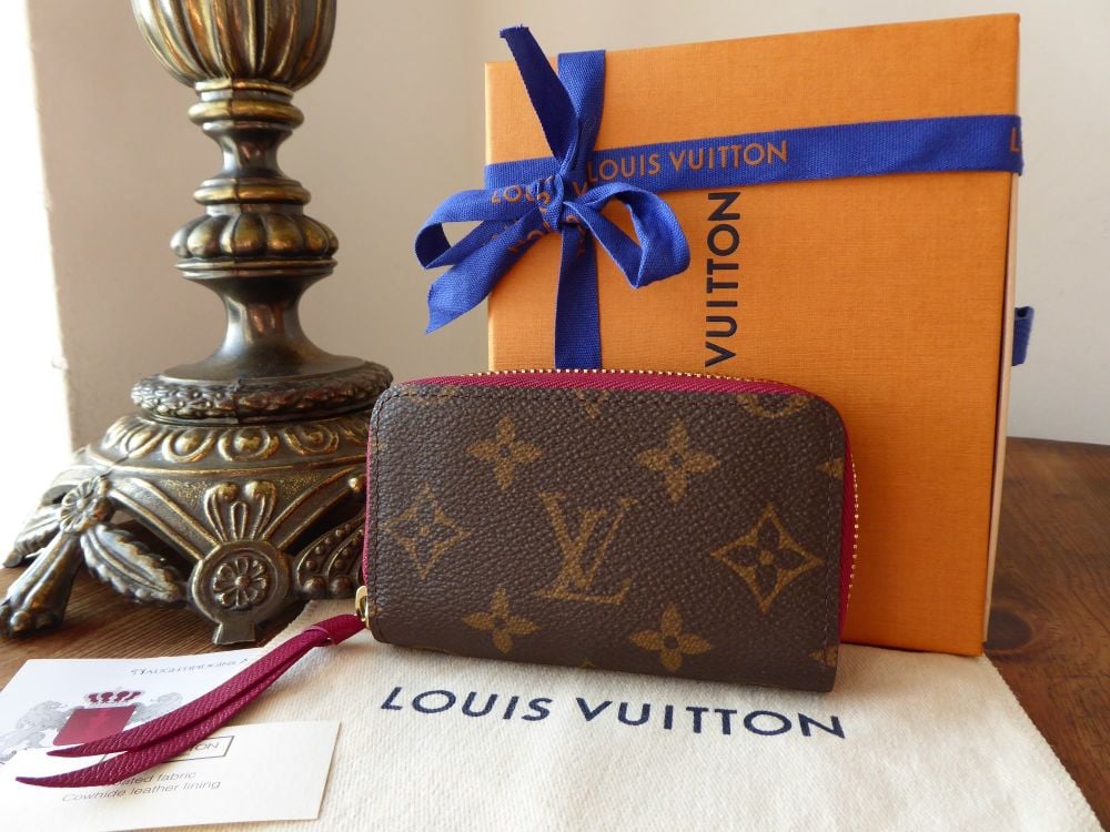Louis Vuitton Zippy Multicarte in Fuschia and Monogram - As New