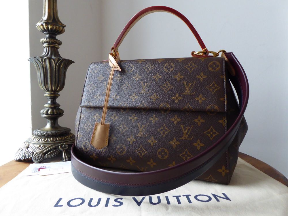 Louis Vuitton Cluny MM Monogram Bordeaux Navy - SOLD