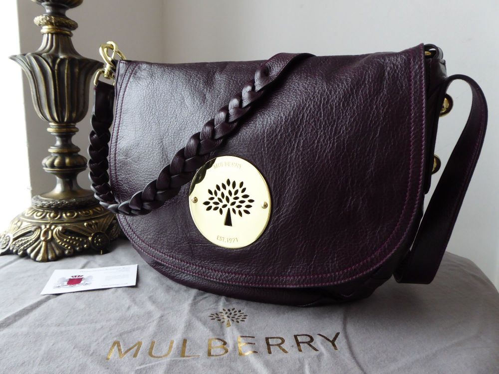 Mulberry Daria Satchel in Oxblood Soft Spongy Leather 