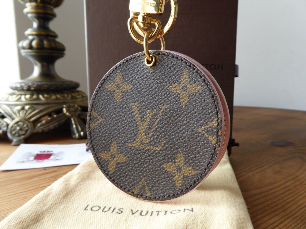 Louis Vuitton Mirror Bag Charm Key Holder in Monogram Rose Ballerine