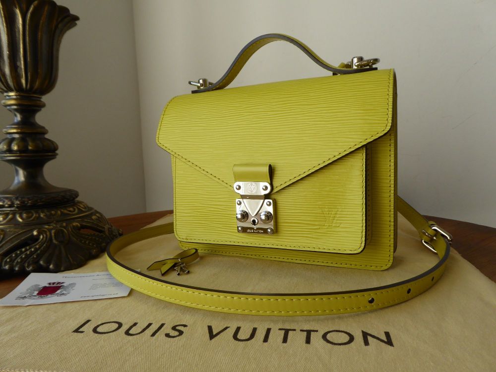 Louis Vuitton Monceau Mini Satchel in Epi Pistache - SOLD