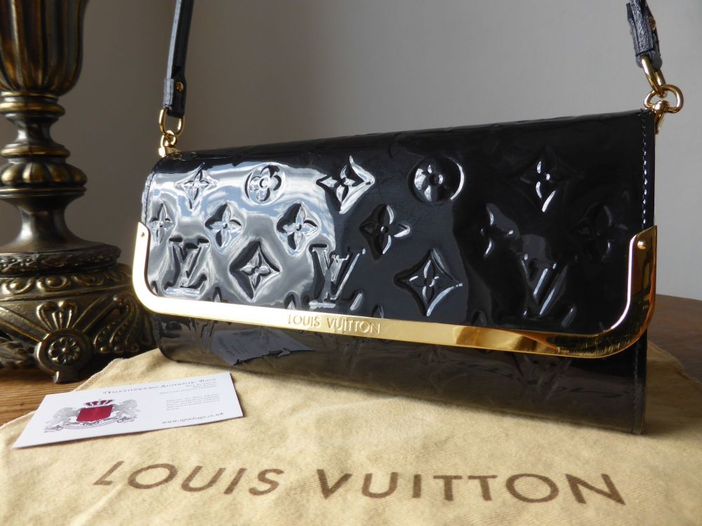 Louis Vuitton Amarante Monogram Vernis Rossmore MM Clutch