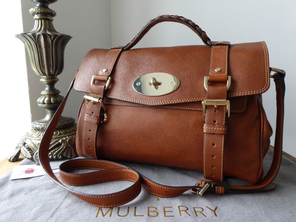 skrivestil Supplement greb Mulberry Regular Alexa in Oak Polished Buffalo Leather - SOLD