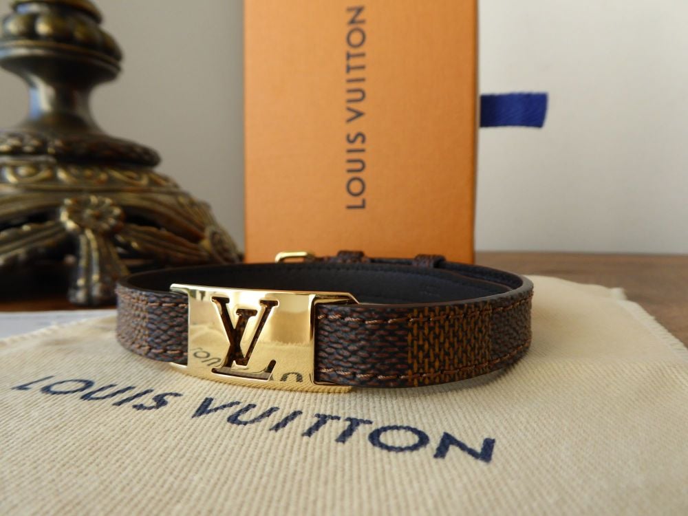 Louis Vuitton Sign It Wrap Bracelet in Damier Ebene - As New