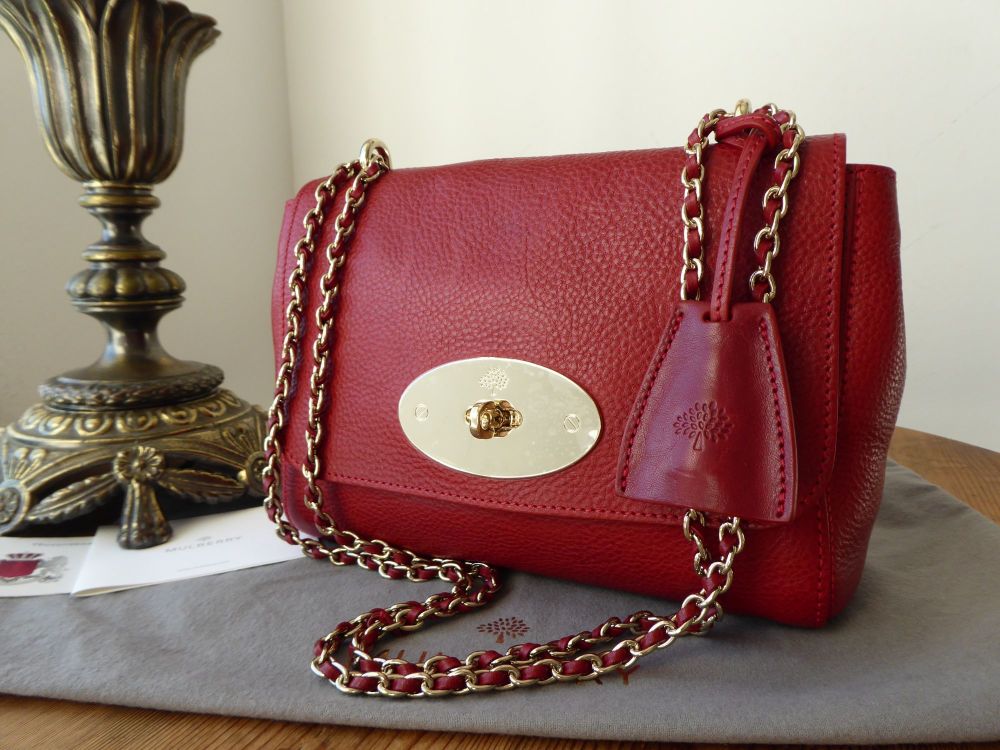 Mulberry Regular Lily in Poppy Red Natural Leather - SOLD