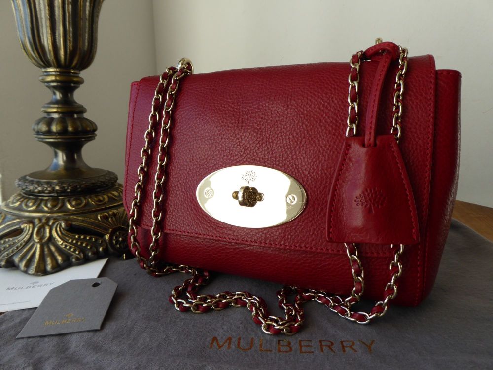 Mulberry Regular Lily in Poppy Red Natural Leather - SOLD