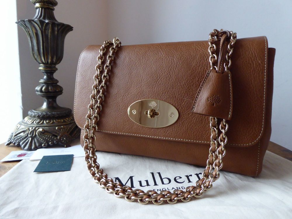 Mulberry Medium Lily in Oak Natural Leather 