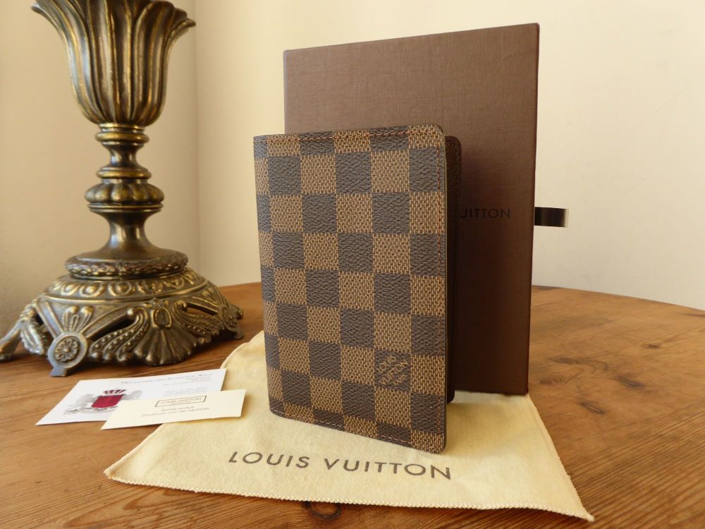 Louis Vuitton Damier Ebene Passport Cover - modaselle
