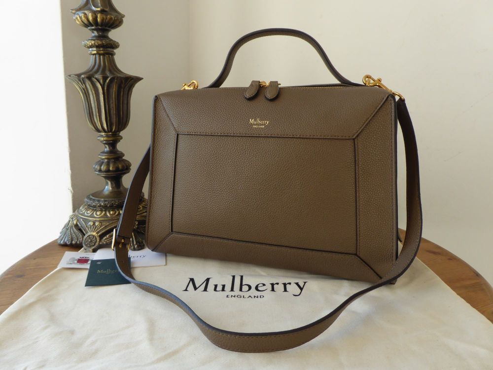 Mulberry Hopton in Clay Small Classic Grain - New 