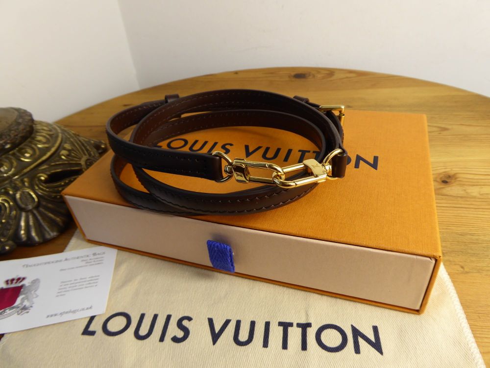 Louis Vuitton Adjustable Shoulder Strap 12mm in Damier Ebene