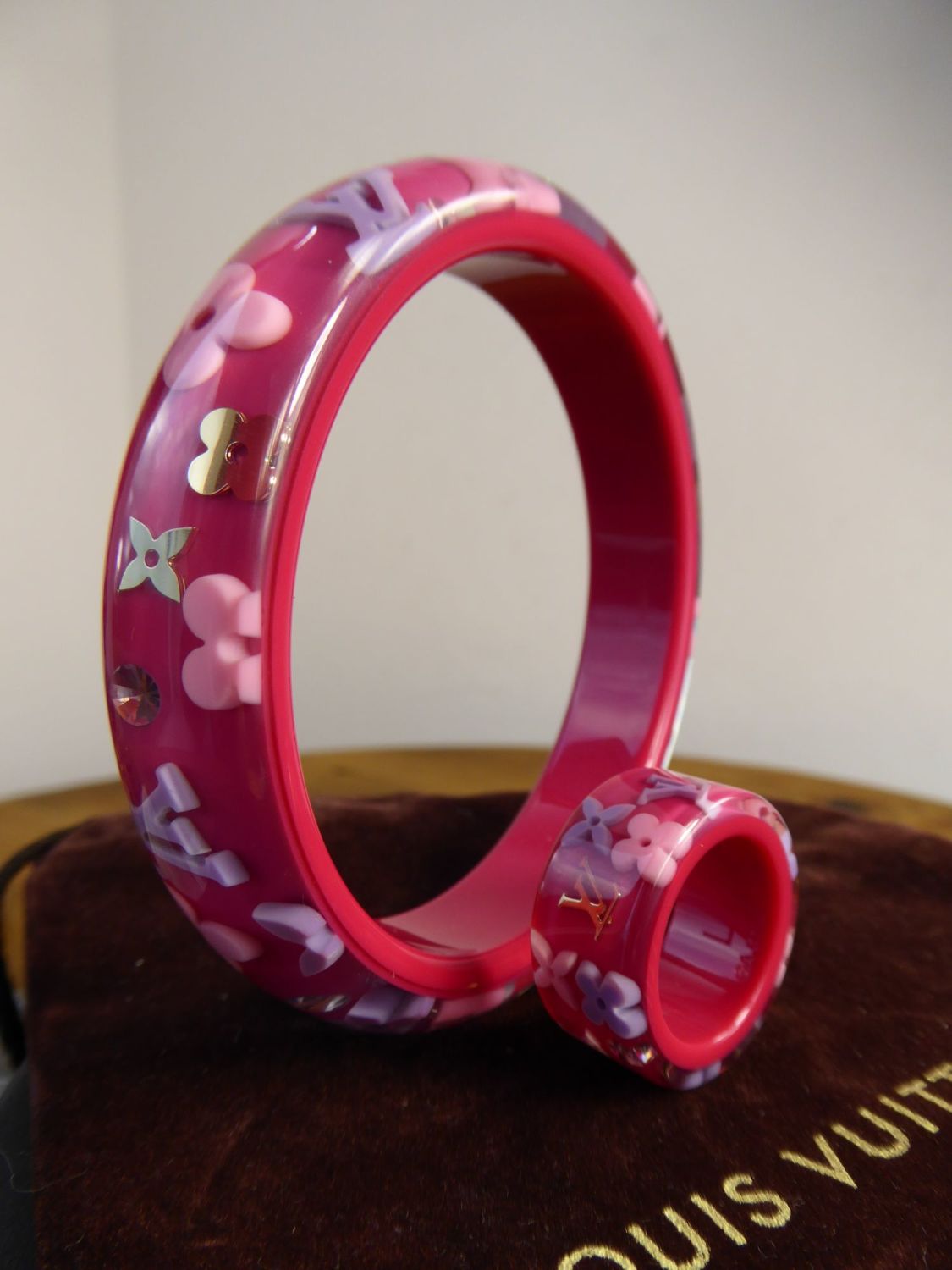 Inclusion bracelet Louis Vuitton Pink in Plastic - 31202391