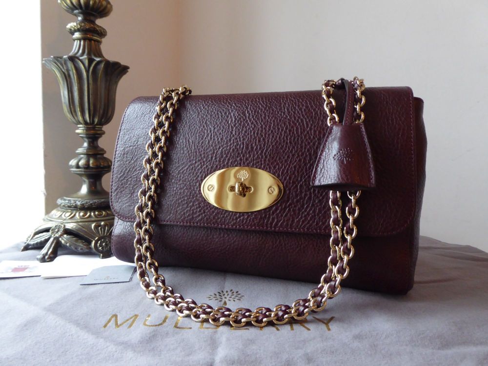 Mulberry Medium Lily in Oxblood Natural Leather - SOLD