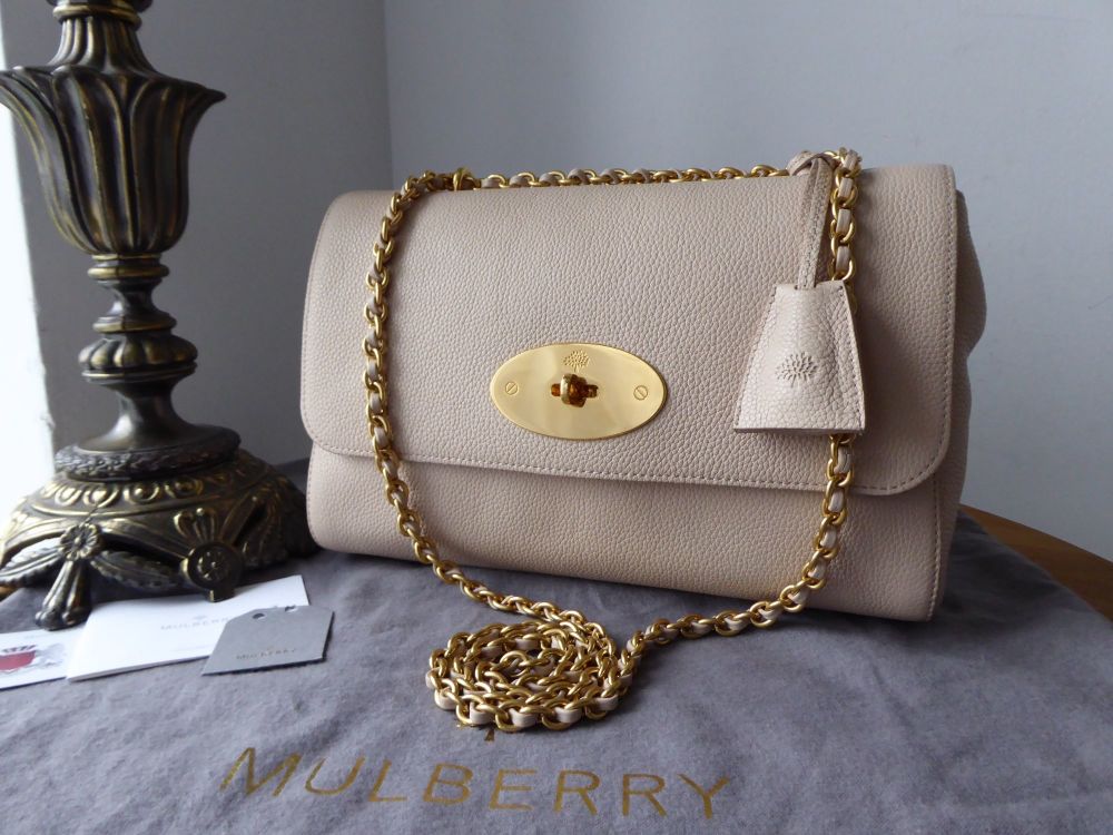 Mulberry Lily Medium in Powder Small Classic Grain - SOLD