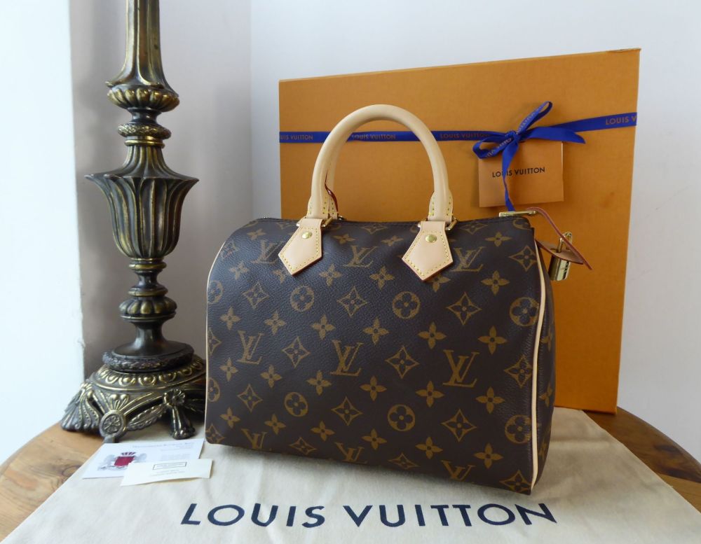 Louis Vuitton Speedy 25 in Monogram Vachette As New 